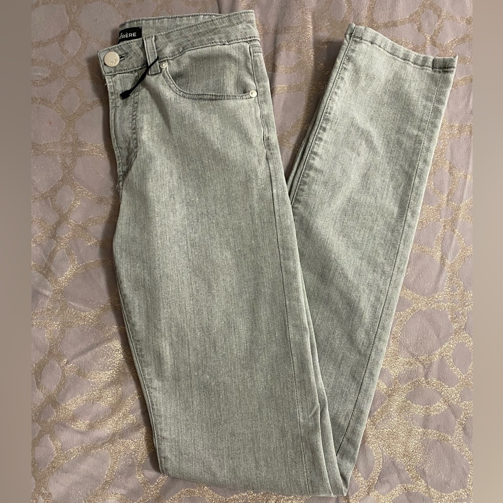 New Men’s size 29 Monfrere jeans in grey wash. Straight leg
